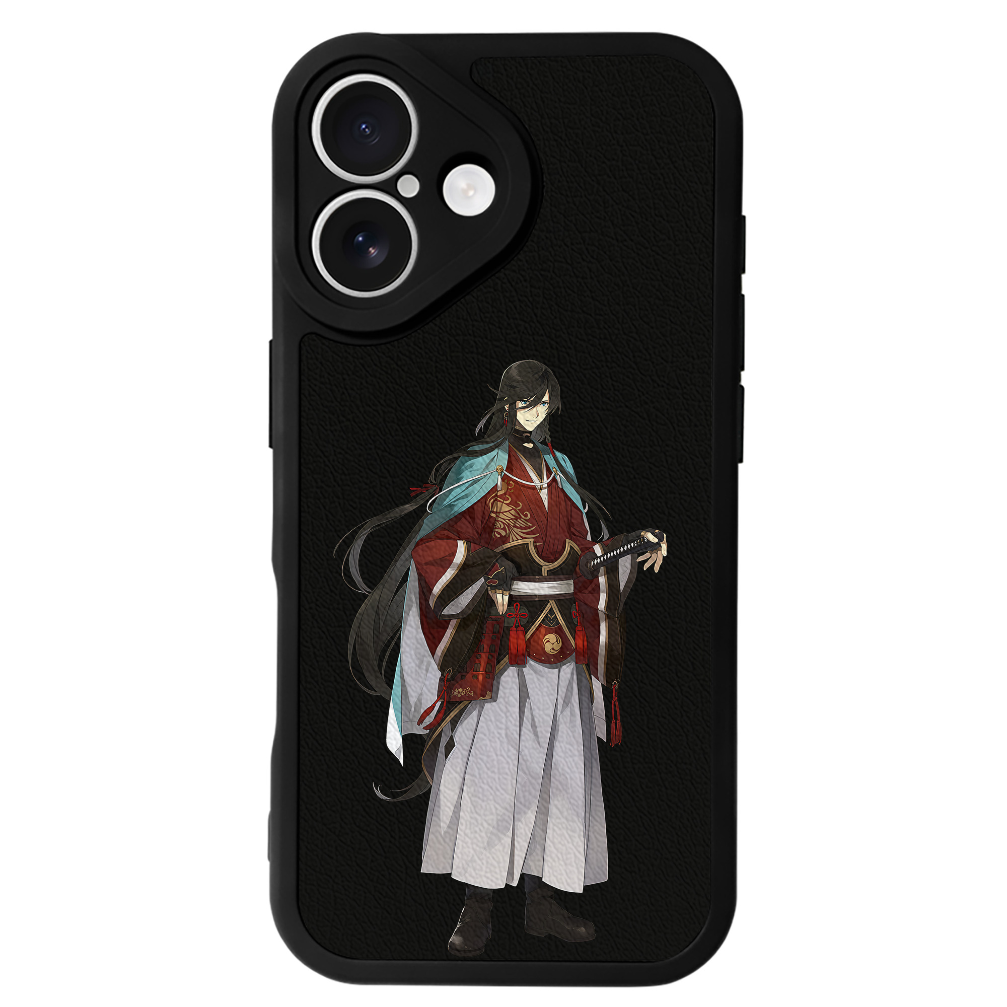 （画像用） 刀剣乱舞 Touken Ranbu 【iPhone 16シリーズ対応】シリコンスマホケース（レザー調） 材質：シリコン